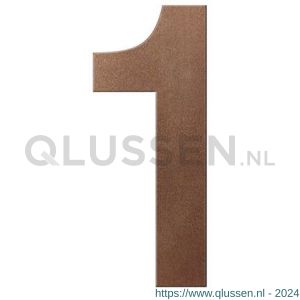 GPF Bouwbeslag Anastasius 9800.A2.0150-1 huisnummer 1 150 mm Bronze blend GPF9800A20150-1