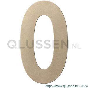 GPF Bouwbeslag Anastasius 9800.A4.0250-0 huisnummer 0 250 mm Champagne blend GPF9800A40250-0