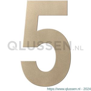 GPF Bouwbeslag Anastasius 9800.A4.0250-5 huisnummer 5 250 mm Champagne blend GPF9800A40250-5