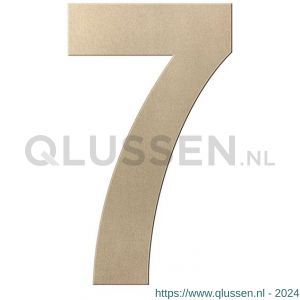 GPF Bouwbeslag Anastasius 9800.A4.0200-7 huisnummer 7 200 mm Champagne blend GPF9800A40200-7