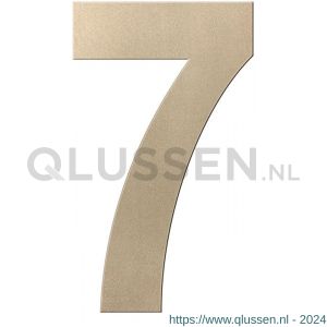 GPF Bouwbeslag Anastasius 9800.A4.0250-7 huisnummer 7 250 mm Champagne blend GPF9800A40250-7