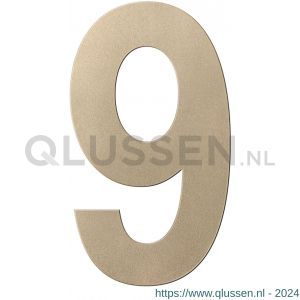 GPF Bouwbeslag Anastasius 9800.A4.0400-9 huisnummer 9 400 mm Champagne blend GPF9800A40400-9