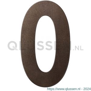 GPF Bouwbeslag Anastasius 9800.A1.0400-0 huisnummer 0 400 mm Dark blend GPF9800A10400-0