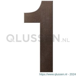 GPF Bouwbeslag Anastasius 9800.A1.0200-1 huisnummer 1 200 mm Dark blend GPF9800A10200-1