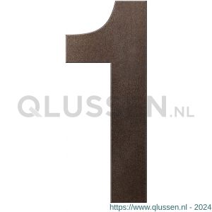 GPF Bouwbeslag Anastasius 9800.A1.0400-1 huisnummer 1 400 mm Dark blend GPF9800A10400-1