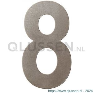 GPF Bouwbeslag Anastasius 9800.A3.0150-8 huisnummer 8 150 mm Mocca blend GPF9800A30150-8