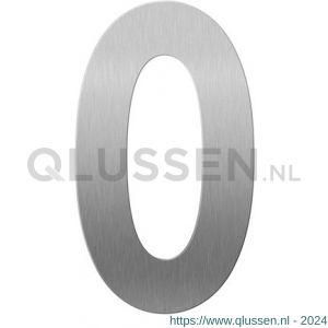 GPF Bouwbeslag RVS 9800.09.0150-0 huisnummer 0 150 mm RVS geborsteld GPF9800090150-0