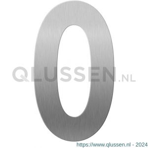 GPF Bouwbeslag RVS 9800.09.0200-0 huisnummer 0 200 mm RVS geborsteld GPF9800090200-0