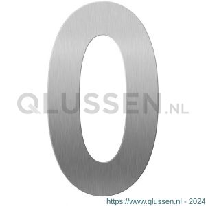 GPF Bouwbeslag RVS 9800.09.0250-0 huisnummer 0 250 mm RVS geborsteld GPF9800090250-0