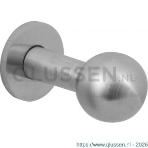 GPF Bouwbeslag RVS 0202.09 jashaak 24,5x46 mm RVS geborsteld GPF020209813