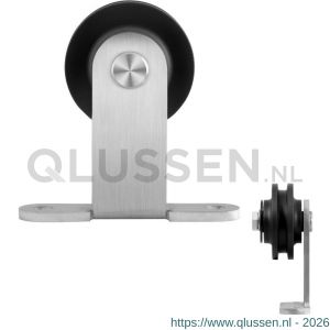 GPF Bouwbeslag RVS 0510.09 enkele schuifdeurhanger Osa RVS RVS geborsteld GPF051009000
