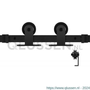 GPF Bouwbeslag ZwartWit 0510.61 schuifdeursysteem Osa zwart 150 cm zwart GPF051061150