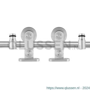 GPF Bouwbeslag RVS 0514.09 schuifdeursysteem Singleton RVS 200 cm RVS geborsteld GPF051409200