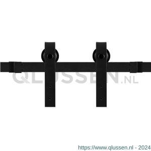 GPF Bouwbeslag ZwartWit 0600.61 schuifdeursysteem Lanka mini zwart 100 cm zwart GPF060061100