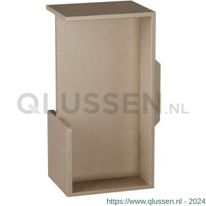 GPF Bouwbeslag Anastasius 0708.A3A schuifdeurkom inbouw rechthoekig 100x50x40 mm Mocca blend GPF0708A3000A