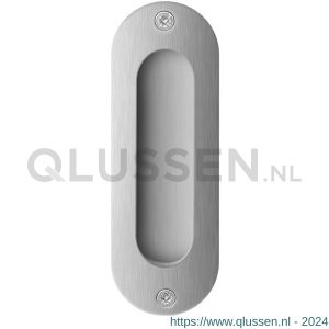 GPF Bouwbeslag RVS 0713.09 schuifdeurkom ovaal 120x40 mm RVS geborsteld GPF071309000