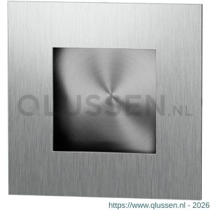 GPF Bouwbeslag RVS 0714.09F schuifdeurkom vierkant 90x90 mm RVS geborsteld GPF07140900F