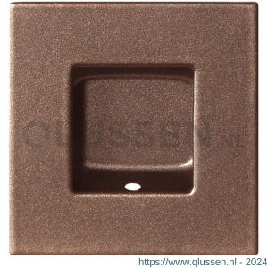 GPF Bouwbeslag Anastasius 0714.A2A schuifdeurkom vierkant 30x30 mm Bronze blend GPF0714A2000A