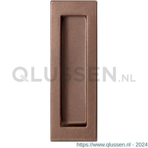 GPF Bouwbeslag Anastasius 0715.A2A schuifdeurkom rechthoekig 120x40 mm Bronze blend GPF0715A2000A