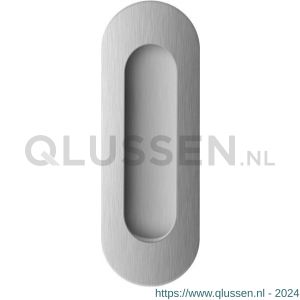 GPF Bouwbeslag RVS 0716.09A schuifdeurkom ovaal 120x40 mm RVS geborsteld GPF07160900A