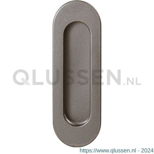 GPF Bouwbeslag Anastasius 0716.A3A schuifdeurkom ovaal 120x40 mm Mocca blend GPF0716A3000A