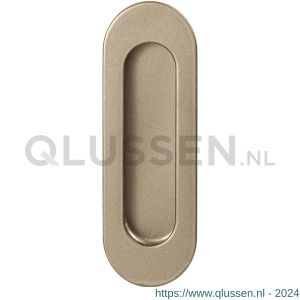 GPF Bouwbeslag Anastasius 0716.A4A schuifdeurkom ovaal 120x40 mm Champagne blend GPF0716A4000A