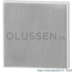 GPF Bouwbeslag RVS 0900.02 blinde vierkante rozet 50x50x8 mm RVS geborsteld GPF090002000