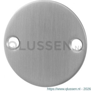 GPF Bouwbeslag RVS 0900.06 blinde platte ronde rozet 50x2 mm RVS geborsteld GPF090006000