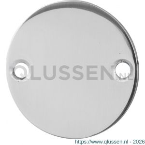 GPF Bouwbeslag RVS 0900.46 blinde platte ronde rozet 50x2 mm RVS gepolijst GPF090046000