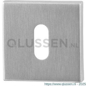 GPF Bouwbeslag RVS 0901.02 sleutelrozet vierkant 50x50x8 mm RVS geborsteld GPF090102107