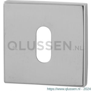 GPF Bouwbeslag RVS 0901.42 sleutelrozet vierkant 50x50x8 mm RVS gepolijst GPF090142107