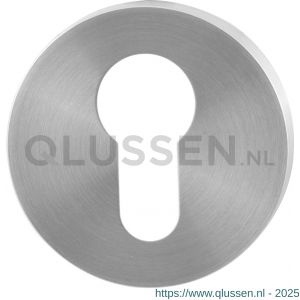 GPF Bouwbeslag RVS 0902.00 cilinderrozet rond 50x8 mm RVS geborsteld GPF090200108