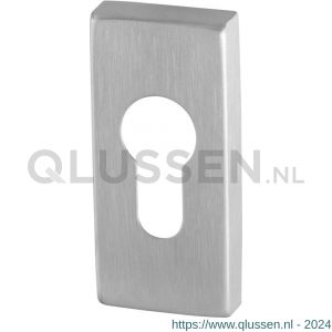 GPF Bouwbeslag RVS 0902.01 cilinderrozet rechthoekig 70x32x10 mm RVS geborsteld GPF090201108