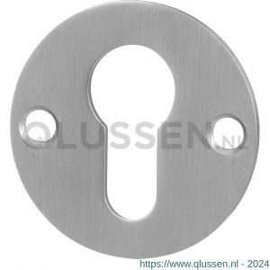 GPF Bouwbeslag RVS 0902.06 cilinderrozet plat rond 50x2 mm RVS geborsteld GPF090206108