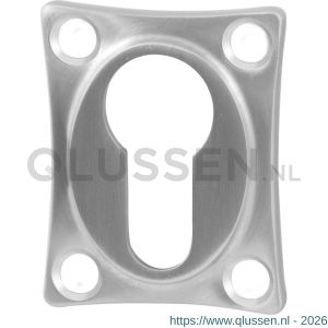 GPF Bouwbeslag RVS 0902.09 cilinderrozet kassiek 48x38x5 mm RVS geborsteld GPF090209108