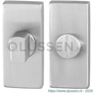 GPF Bouwbeslag RVS 0903.01 toiletgarnituur rechthoekig 70x32 mm stift 8 mm RVS geborsteld GPF090301109