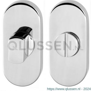 GPF Bouwbeslag RVS 0903.44 toiletgarnituur ovaal 70x32 mm stift 8 mm RVS gepolijst GPF090344109