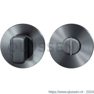 GPF Bouwbeslag PVD 0910.00P1 toiletgarnituur 50x8 mm stift 8 mm grote knop PVD antraciet GPF0910001P1