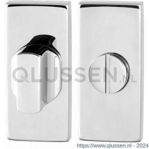 GPF Bouwbeslag RVS 0910.41 toiletgarnituur rechthoekig 70x32 mm stift 8 mm grote knop RVS gepolijst GPF091041110