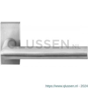 GPF Bouwbeslag RVS 1015.09-01 GPF1015.01 Toi deurkruk op rechthoekige rozet RVS 70x32x10 mm RVS geborsteld GPF1015090100-01