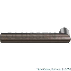 GPF Bouwbeslag Anastasius 1015.A1 L/R Toi L-haaks model 19 mm deurkruk gatdeel links-rechtswijzend Dark blend GPF1015A10200