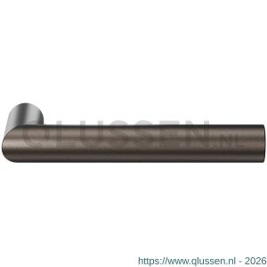 GPF Bouwbeslag Anastasius 1015.A1 Toi L-haaks model 19 mm deurkruk Dark blend GPF1015A10100