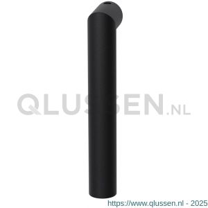 GPF Bouwbeslag ZwartWit 1015KL/R Toi raamkruk L-haaks model 19 mm deurkruk gatdeel links-rechtswijzend korte nek zwart GPF101561K200