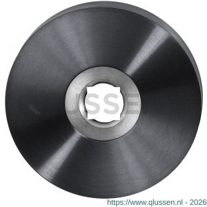 GPF Bouwbeslag PVD 1100.00P1L/R rond click rozet 50x8 mm links-rechtswijzend PVD antraciet GPF1100002P1