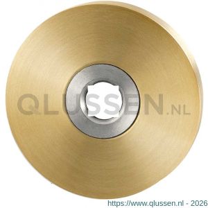 GPF Bouwbeslag PVD 1100.00P4L/R rond click rozet 50x8 mm links-rechtswijzend PVD mat messing GPF1100002P4
