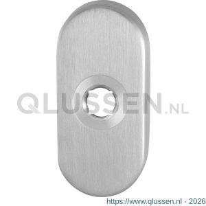 GPF Bouwbeslag RVS 1100.04 ovaal click rozet 70x32x10 mm RVS geborsteld GPF110004100