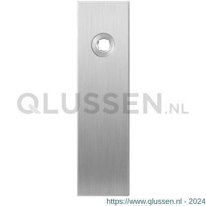 GPF Bouwbeslag RVS 1100.15L blind deurkruk gatdeel linkswijzend kortschild rechthoekig 169x46x8,5 mm blind RVS geborsteld GPF110015200