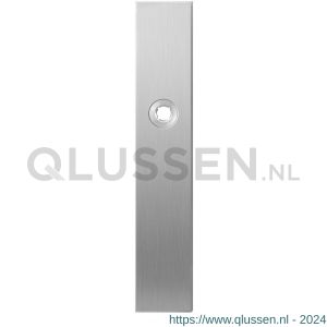 GPF Bouwbeslag RVS 1100.25L blind deurkruk gatdeel linkswijzend langschild rechthoekig 218x40x8,5 mm blind RVS geborsteld GPF110025200