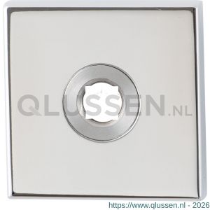 GPF Bouwbeslag RVS 1100.42 vierkant click rozet 50x50x8 mm RVS gepolijst GPF110042100