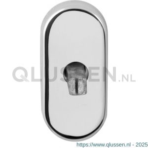 GPF Bouwbeslag RVS 1100.53EL draaikiepmechanisme ovaal 65x30x12 mm met stift binnenzijde 40 mm RVS gepolijst GPF110053140